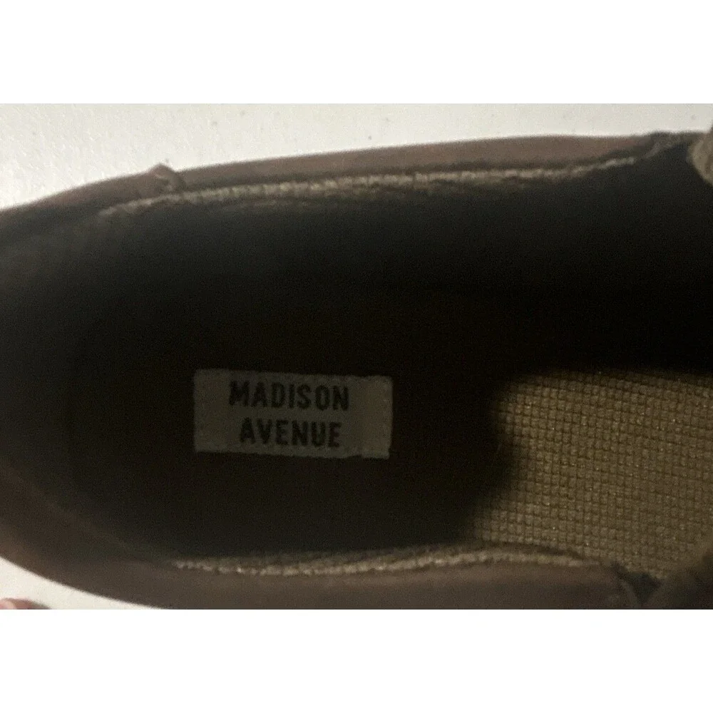 Madison Avenue Boys Brown Slip-On Loafer Casual Shoes: Size 2.5–New with no tags